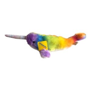 Ripley's Aquarium rainbow narwhal stuffed animal 12 in